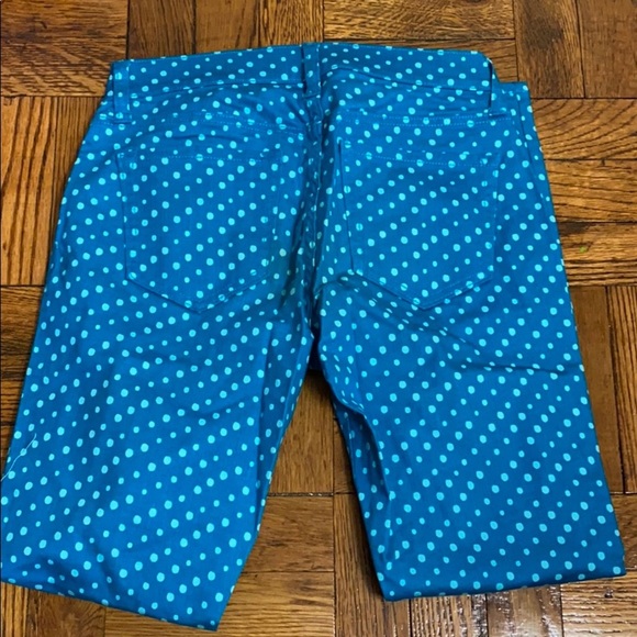 Old navy blue polka dot skinny pants size: 4S - Picture 5 of 6
